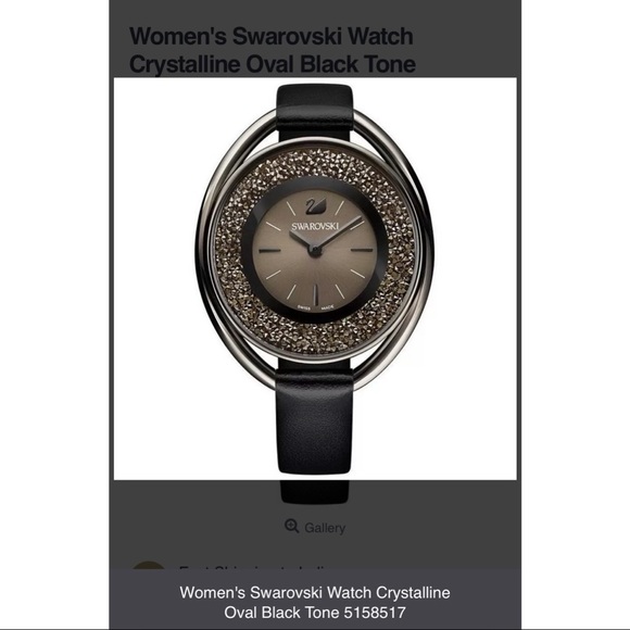 🤩 SWAROVSKI Oval Analog Brown Dial Ladies Watch. Item No : 5158517 - Picture 8 of 15